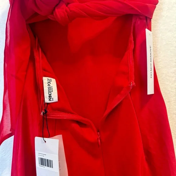 Princess Polly Adoration Mini Red Dress - Picture 7 of 10